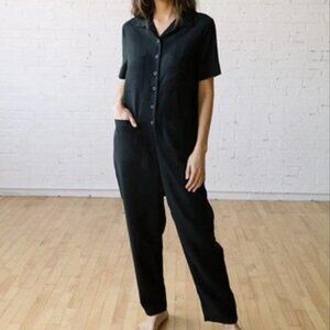 Tradlands Finn Black Jumpsuit Size Small